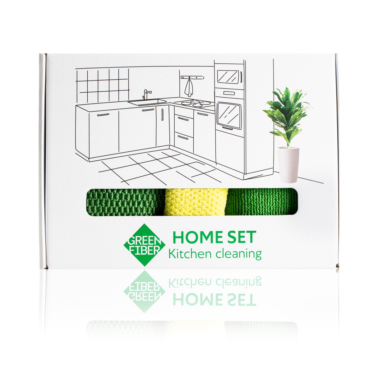 Набор для кухни HOME SET Kitchen Cleaning по цене 1990 руб. - купить в  Керчи ☛ Доставка ☆ Интернет-магазин «EcoGreenDom»